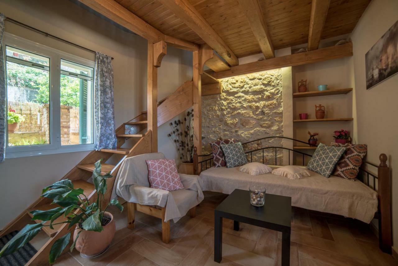 Ferienwohnung Menecrates Rustic - San Matteo Ágios Matthaíos Exterior foto