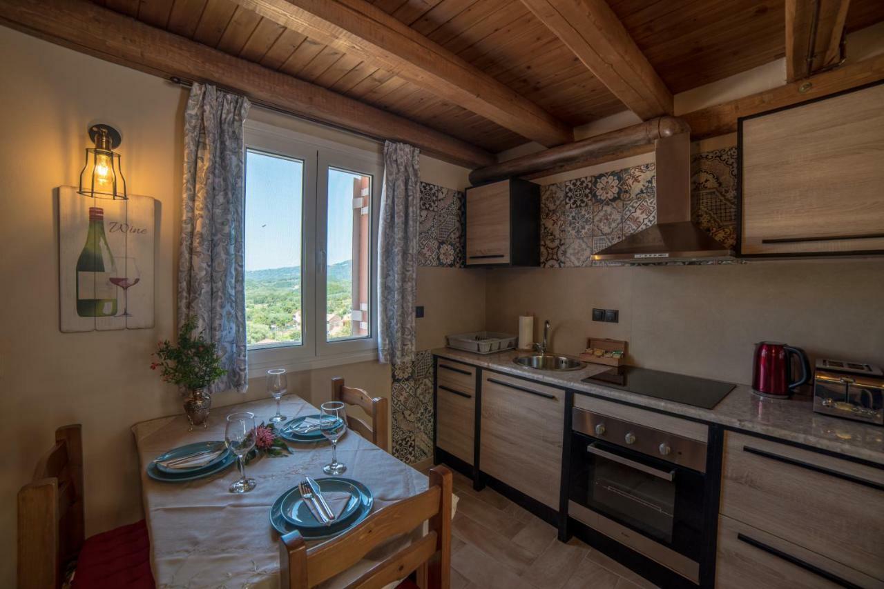 Ferienwohnung Menecrates Rustic - San Matteo Ágios Matthaíos Exterior foto